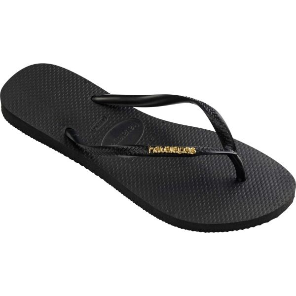 HAVAIANAS SLIM LOGO METALLIC Dámské žabky