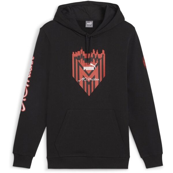 Puma AC MILAN FTBLICONS HOODY Pánská mikina