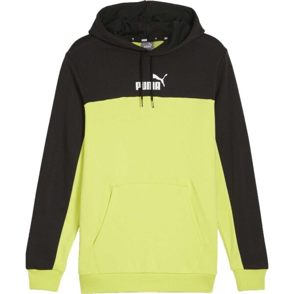 Puma ESSENTIALS + BLOCK HOODIE Pánská mikina