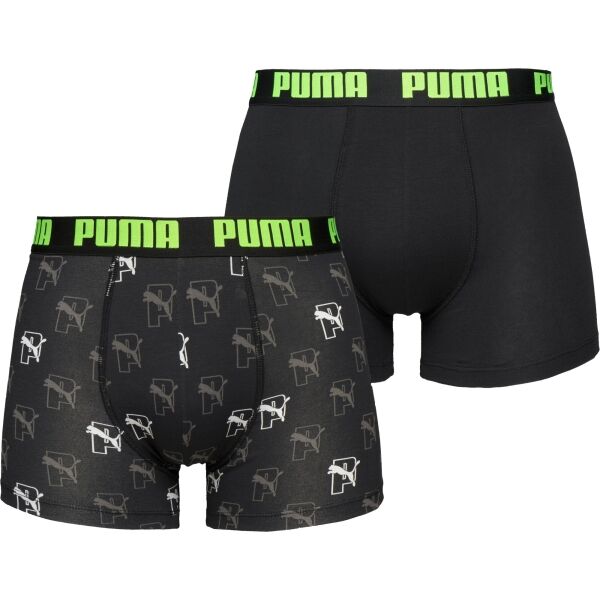 Puma MEN CAT LOGO PRINT BOXER 2P Pánské boxerky