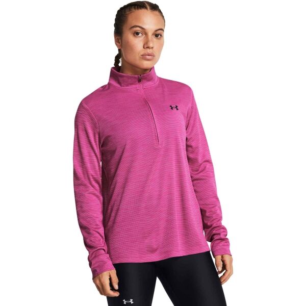 Under Armour TECH TEXTURED 1/2 ZIP Dámské triko s dlouhým rukávem