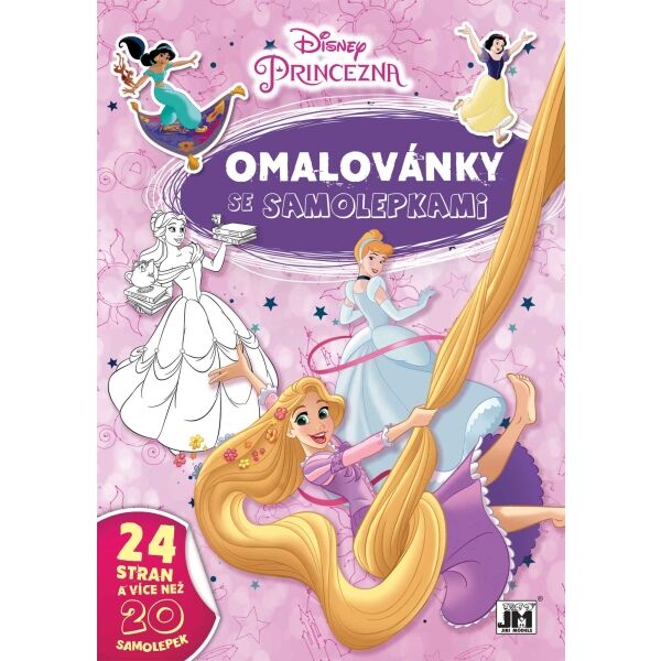 Disney A4 PRINCEZNY Omalovánky se samolepkami