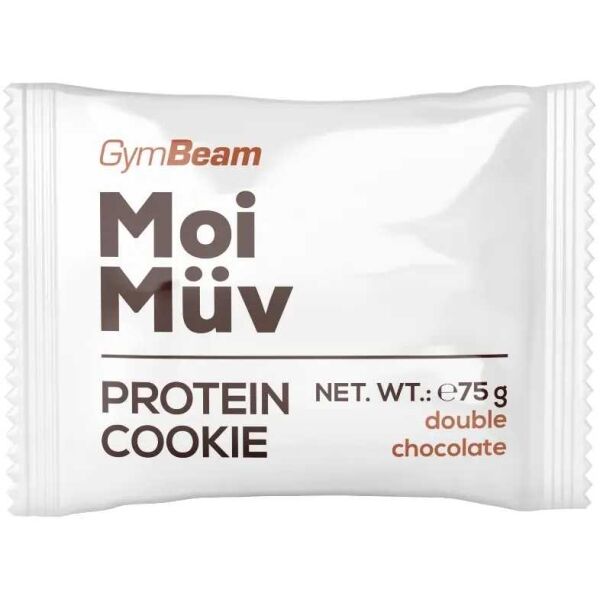 GymBeam MOIMÜV PROTEIN COOKIE 75 G DVOJITÁ ČOKOLÁDA Proteinová tyčinka