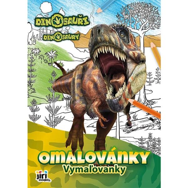 JIRI MODELS A4 DINOSAUŘI Omalovánky