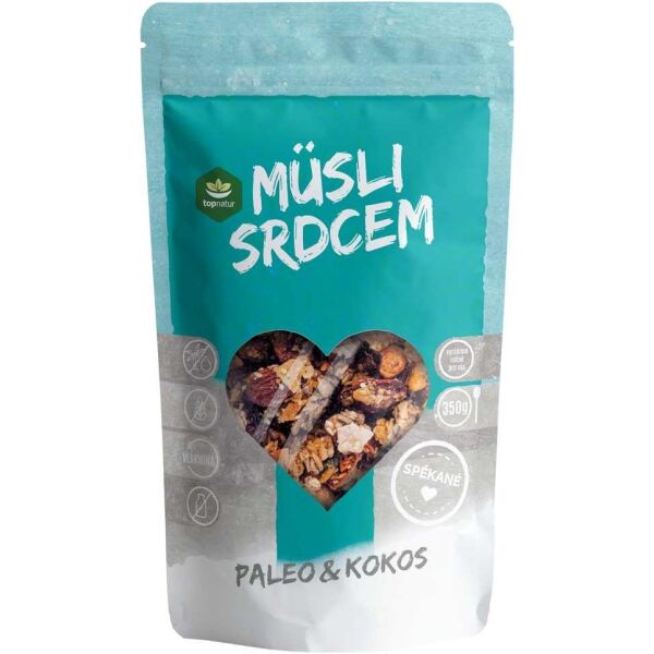 TOPNATUR MÜSLI SRDCEM 350 G PALEO - KOKOS Müsli