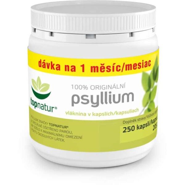 TOPNATUR PSYLLIUM 250 KAPSLÍ Doplněk stravy