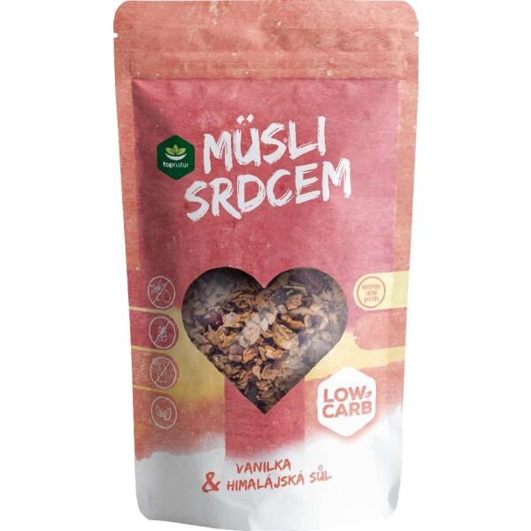 TOPNATUR MÜSLI SRDCEM 250 G VANILKA - HIMALÁJSKÁ SŮL Müsli