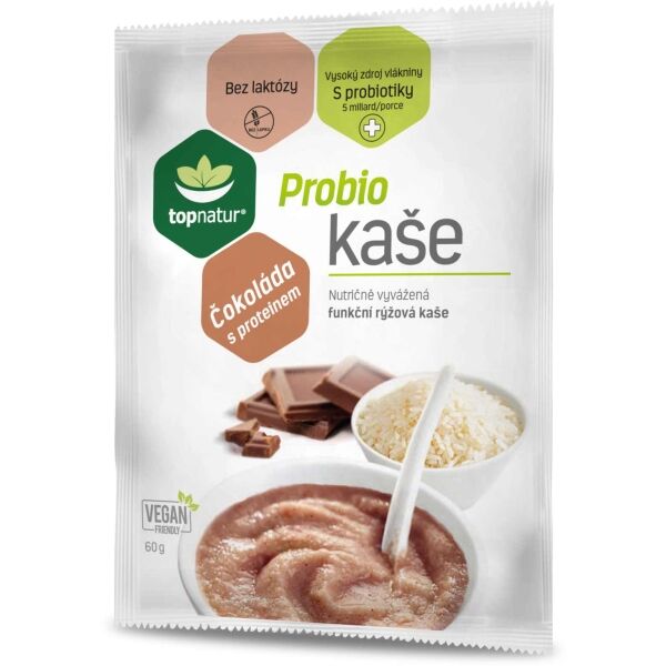 TOPNATUR PROBIO KAŠE 60 G ČOKOLÁDA S PROTEINEM Instantní kaše