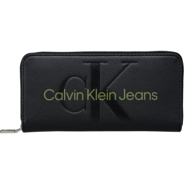 Calvin Klein SCULPTED MONO ZIP AROUND Dámská peněženka