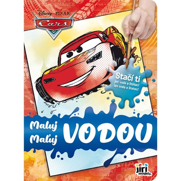 Disney MALUJ VODOU AUTA Omalovánky