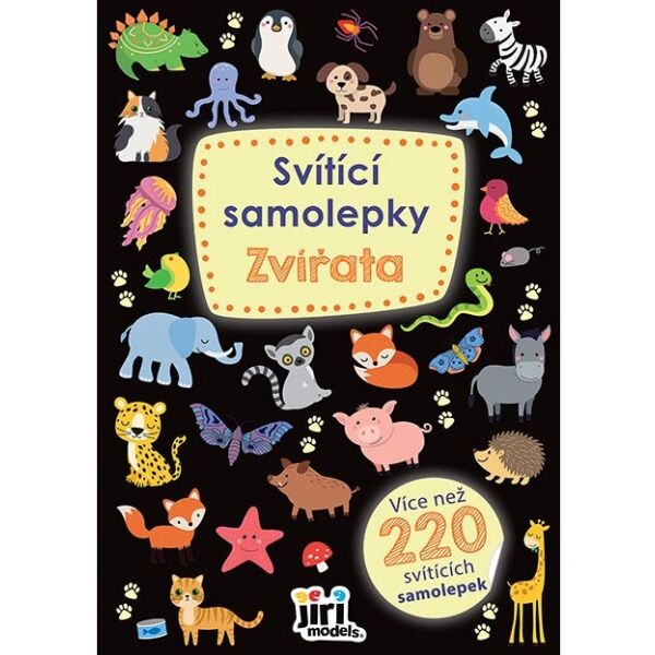 JIRI MODELS ZVÍŘATA Svítící samolepky