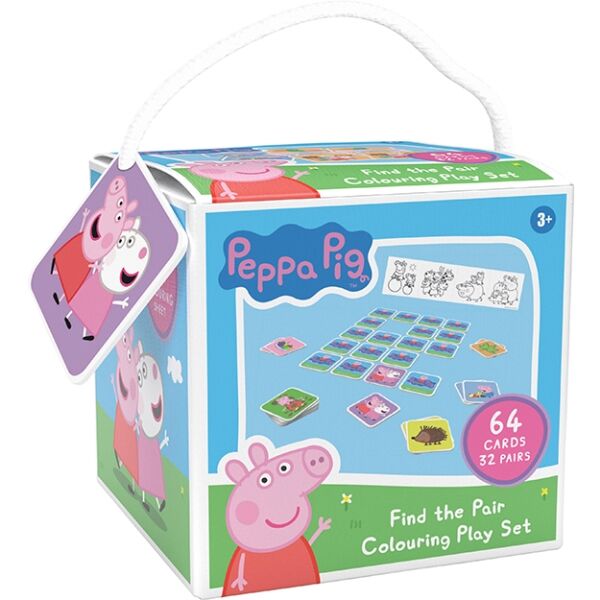 PRASÁTKO PEPPA COLOURING PLAY SET Pexeso